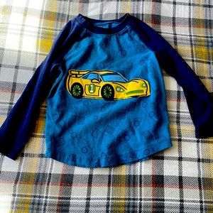 GEORGE long sleeve tee with yellow car
